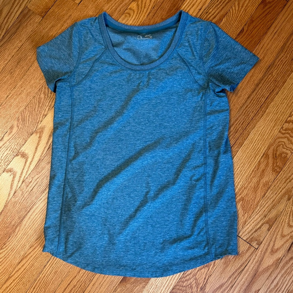 Eddie Bauer | Resolution Stretch Performance Tee | Green Heather | Size S